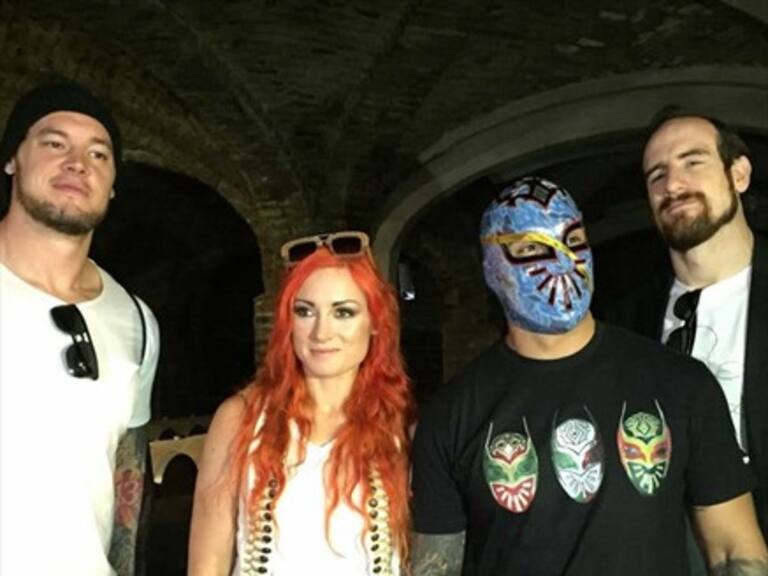 Luchadores de la WWE visitaron reconocida viña chilena