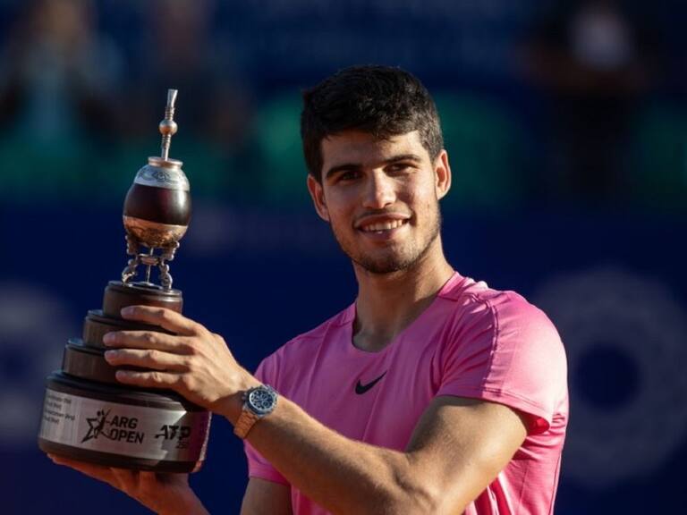Carlos Alcaraz, número 2 del mundo, confirmó su presencia para el Argentina Open 2024