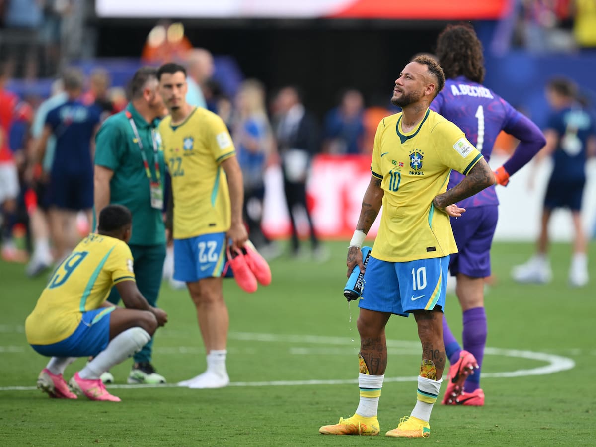 Neymar se despide con récord y llanto de su última Copa del Mundo