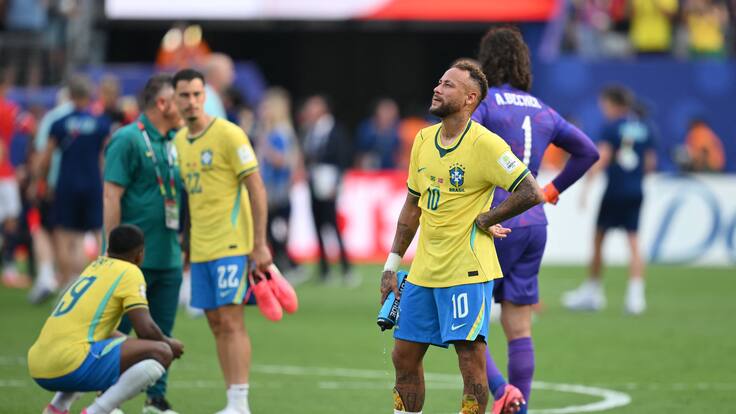 Neymar se despide con récord y llanto de su última Copa del Mundo