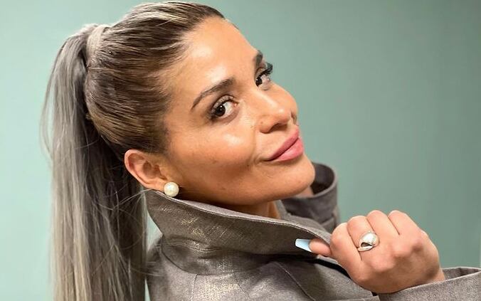 Katherine Orellana presentó a su nueva pareja.