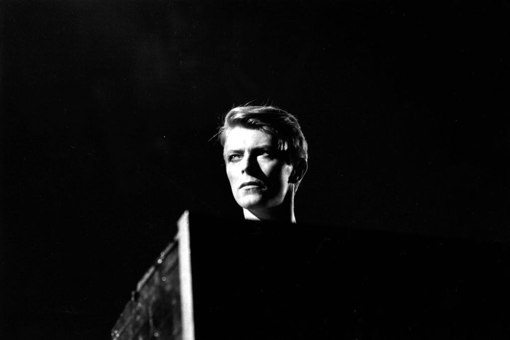 British pop singer David Bowie in concert at Earl's Court, London during his 1978 world tour. (Photo by Evening Standard/Getty Images)