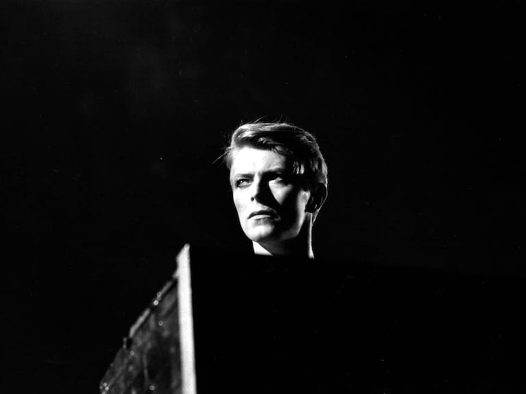 British pop singer David Bowie in concert at Earl's Court, London during his 1978 world tour. (Photo by Evening Standard/Getty Images)