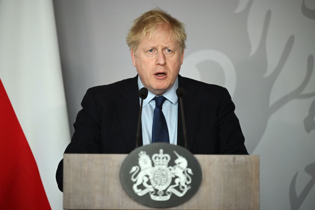 El primer ministro del Reino Unido Boris Johnson