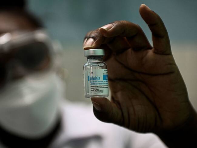 Imagen de una dosis de la vacuna cubana Abdala contra el coronavirus