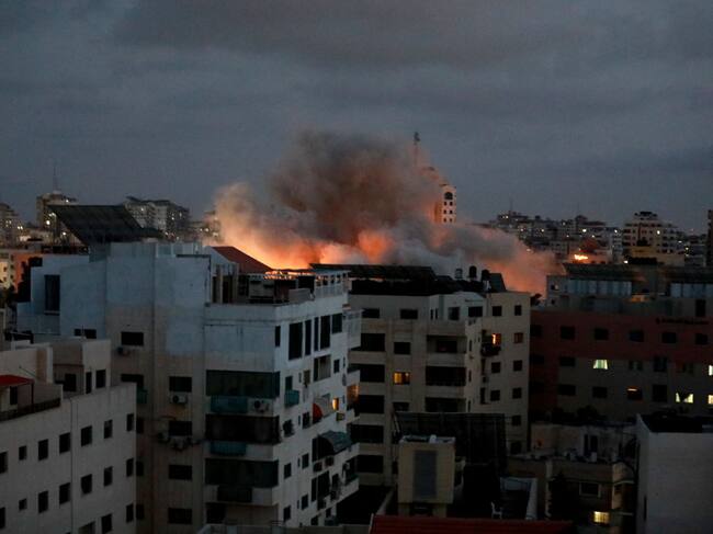 Los bombardeos de Israel sobre la ciudad de Gaza