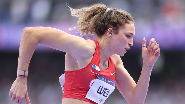 Martina Weil batió por segunda semana seguida el récord de Chile en los 400 metros indoor