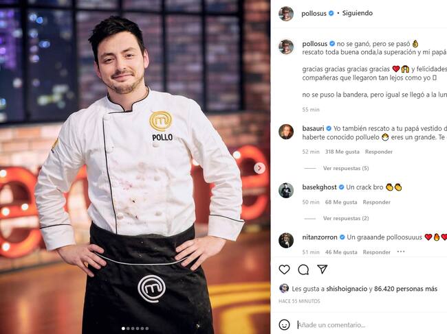 Vestido de Pollo: Papá de Pollo Castillo se robó la atención en final de MasterChef
