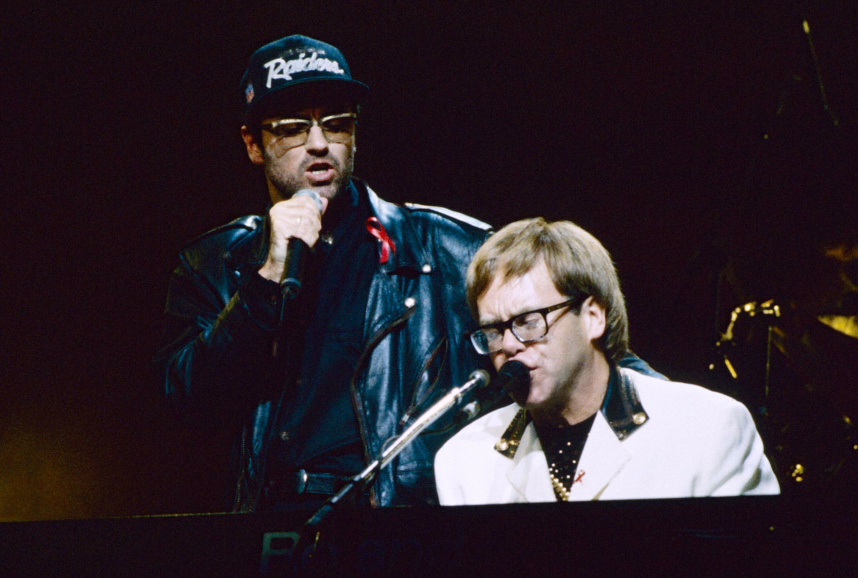 George Michael y Elton John / Getty Images