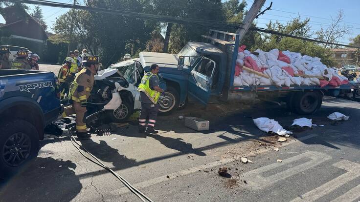 Accidente de tránsito en Las Condes