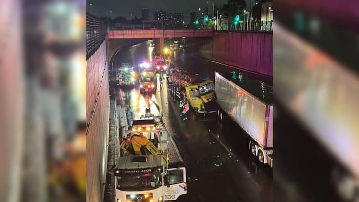 Grave accidente de tránsito en autopista General Velásquez deja 6 lesionados