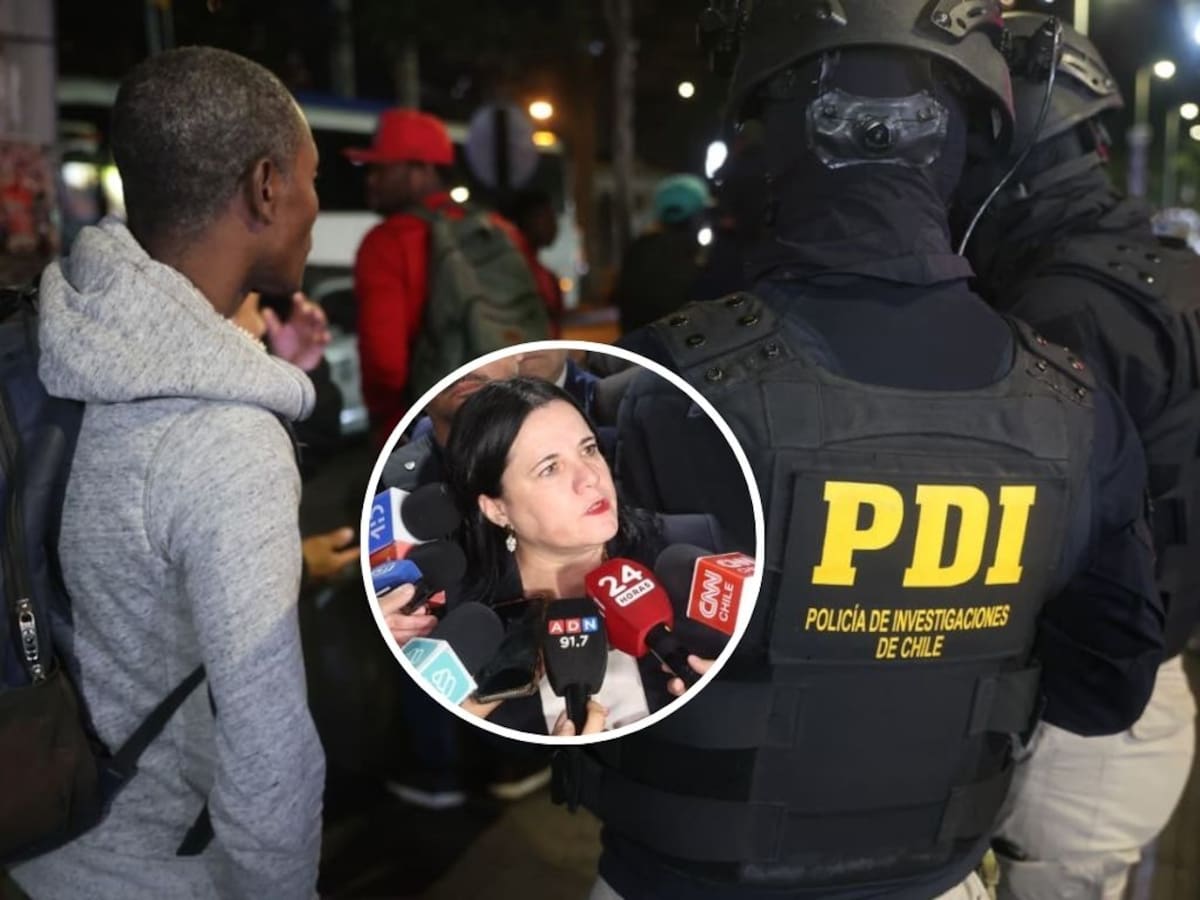 Ministra Steinert lideró operativo migratorio en Estación Central: se detectaron 13 personas en situación irregular