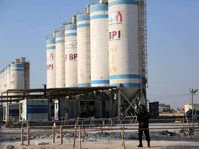 Imagen de la planta nuclear de Bushehr en Irán
