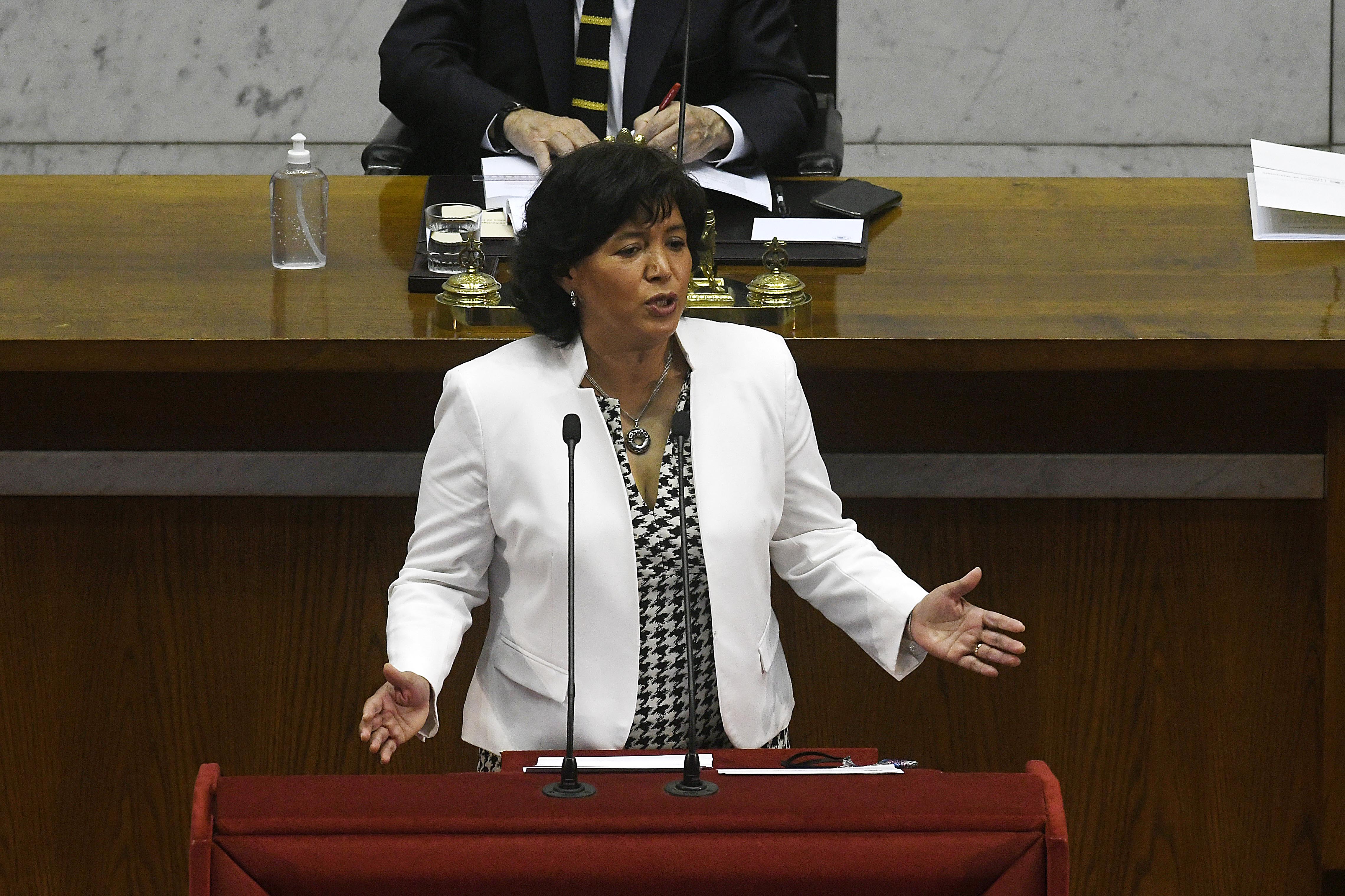 Yasna Provoste defendió iniciativas del Senado en Cuenta Pública