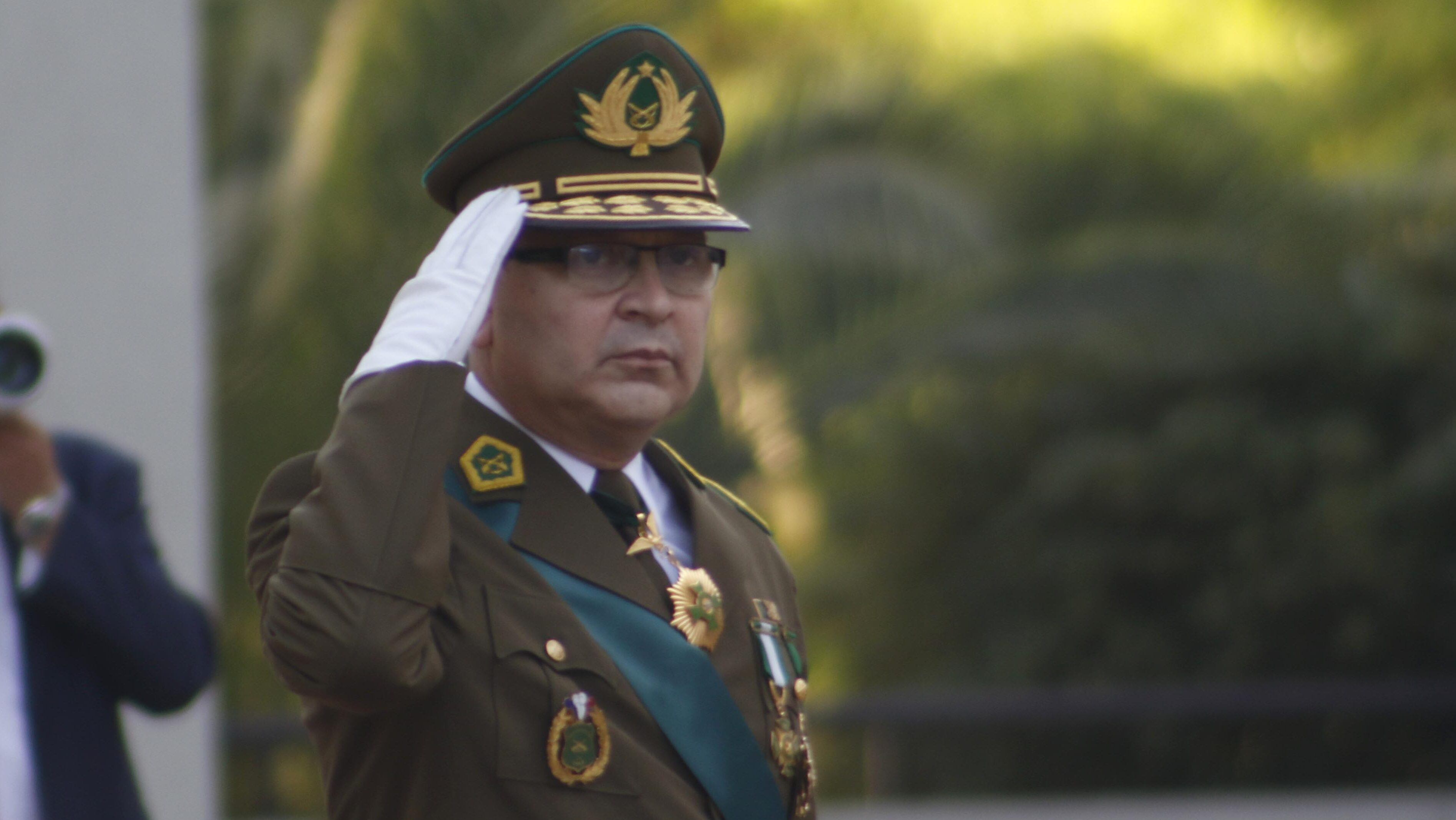 General Yáñez en su primer día al mando de Carabineros