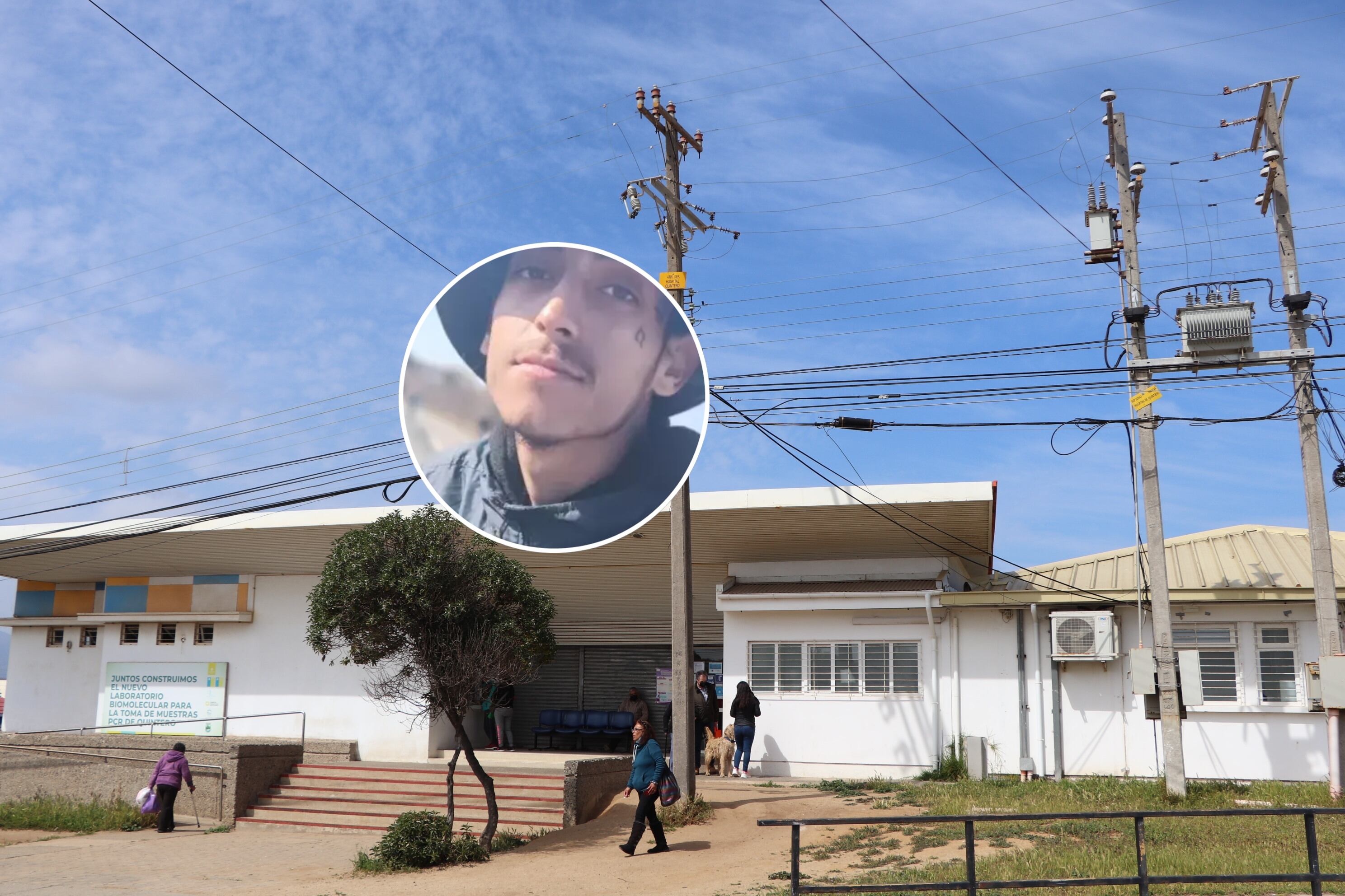 Hospital Adriana Cousiño de Quintero - Joven muerto