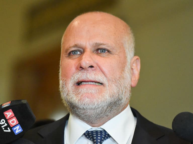 El ministro Alvaro Elizalde realiza punto de prensa.FOTO: OSCAR GUERRA/UNO NOTICIAS