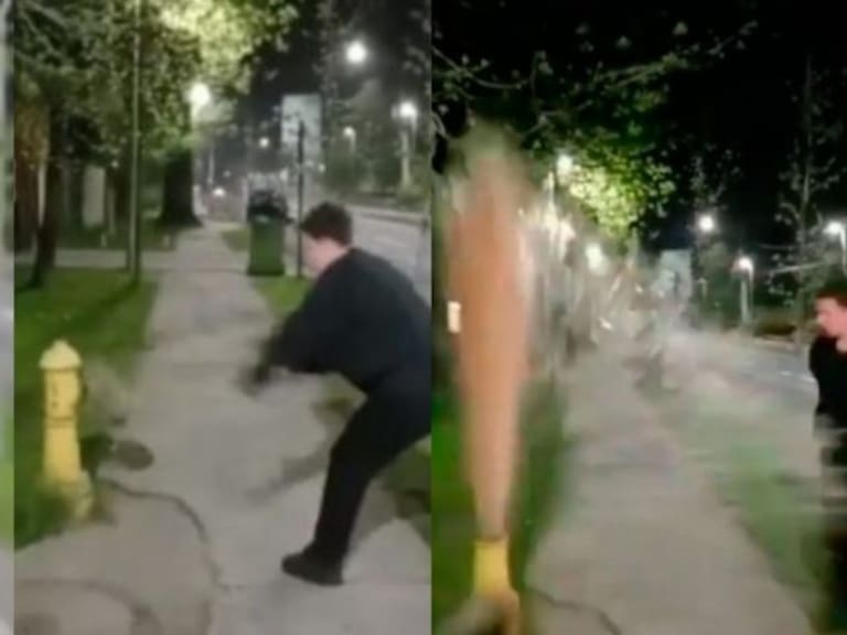 Fiscalía identifica a joven que destruyó grifo en Las Condes: tendría 18 años y fue grabado por su hermano