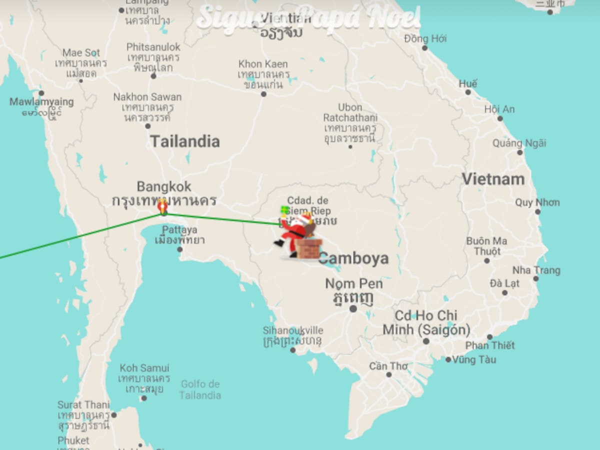 ¡Ya empezó su recorrido! Así puedes revisar la locación del Viejito Pascuero en tiempo real