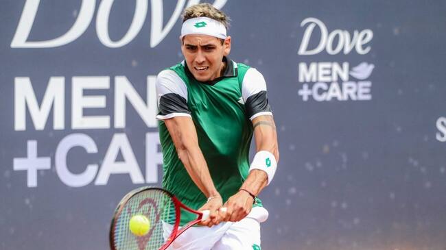 17 de Febrero de 2021 / CONCEPCION
Alejandro Tabilo se enfrenta a Joao Domingues, en ATP Challenger de Concepcion, durante el estado de catastrofe de la pandemia covid-19
FOTO: RODRIGO GAJARDO / AGENCIAUNO