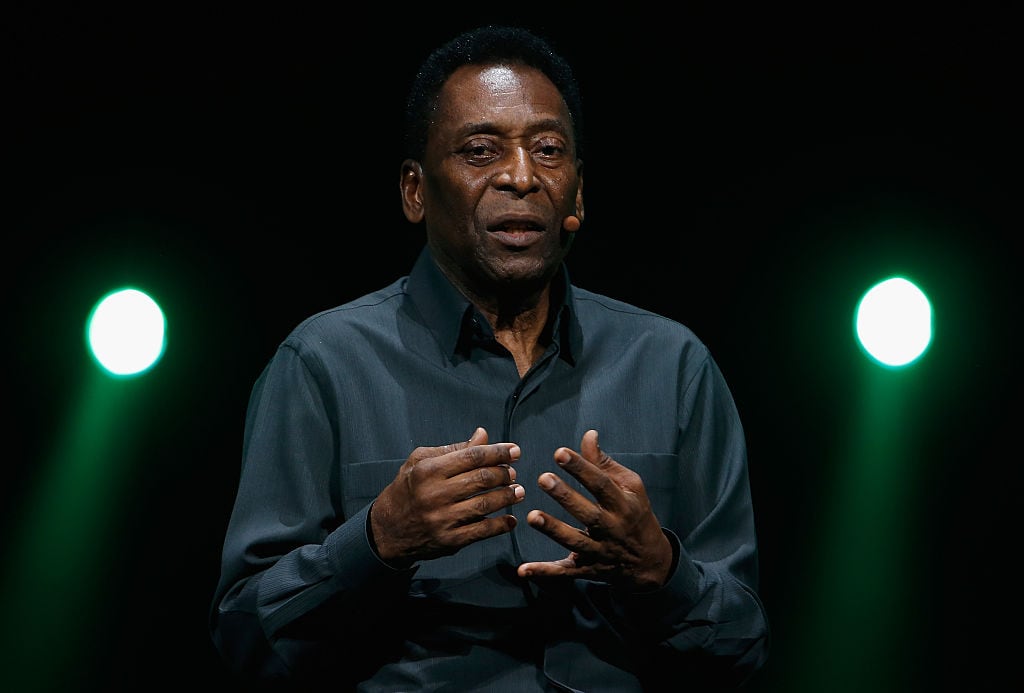 Edson Arantes Do Nascimento en un evento en Los Angeles en 2015