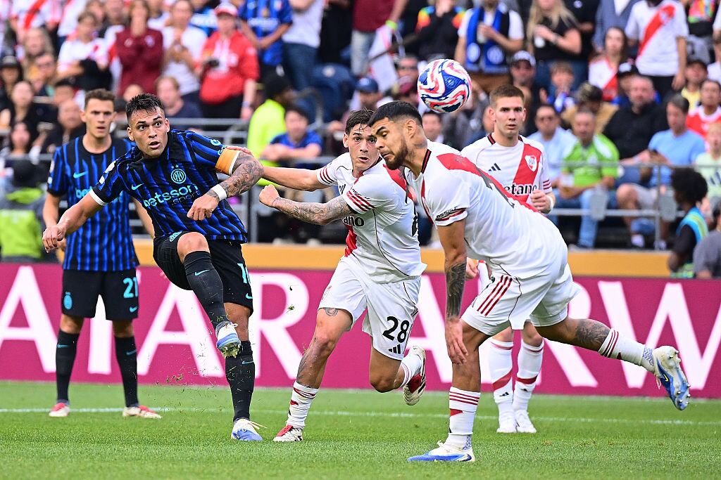 SEATTLE, WASHINGTON - JUNE 25: Lautaro Martínez of FC Internazionale in action during the FIFA Club World Cup 2025 group E match between FC Internazionale Milano and CA River Plate at Lumen Field on June 25, 2025 in Seattle, Washington. (Photo by Mattia Pistoia - Inter/Inter via Getty Images)