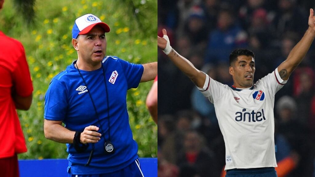Marcelo Cabezas, PF de Nacional, y el impacto de Luis Suárez: "Lleva cuatro prácticas y ya quiere jugar todo el partido, hay que irlo frenando"
