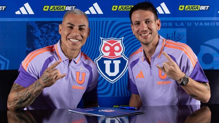 Eduardo Vargas ya viste la camiseta de la U