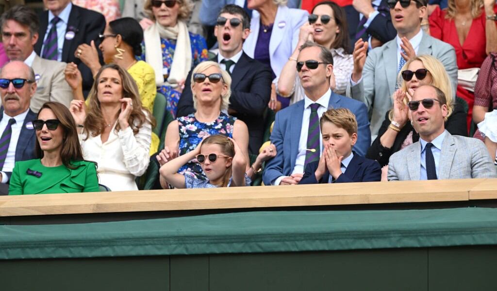 Familia real en la final de Wimbledon