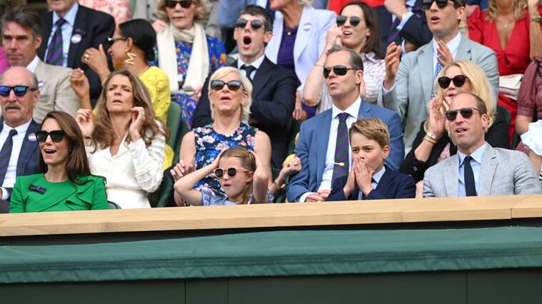 Familia real en la final de Wimbledon