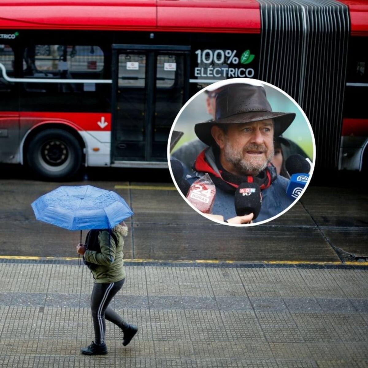 Orrego alerta por sistema frontal en Santiago: “Vamos a tener en 4 días lo que cae en un año”