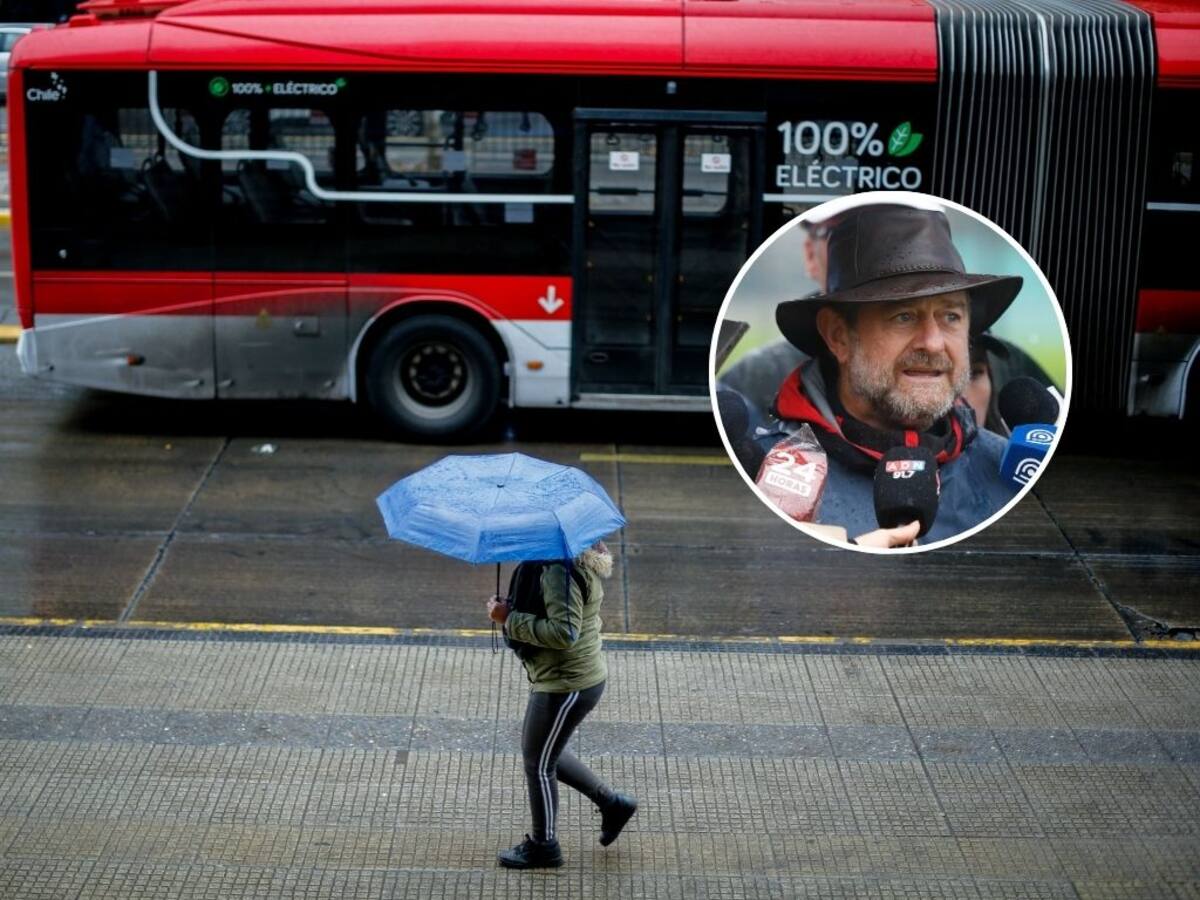 Orrego alerta por sistema frontal en Santiago: “Vamos a tener en 4 días lo que cae en un año”