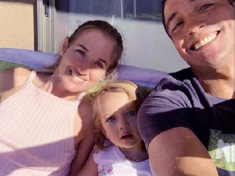 Miguel Pinto y su esposa construyeron un arco para que él pueda entrenar durante la pandemia por coronavirus