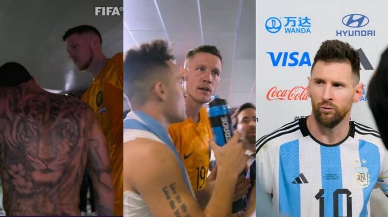 FIFA revela lo que no se vio del "qué mirás bobo": Messi se negó a un apretón de manos y Weghorst estalló