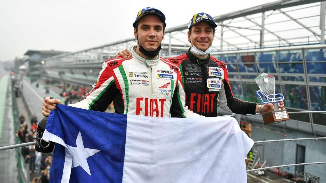 Benjamín Hites debutó en la categoría GT Open con un triunfo en el mítico circuito de Monza