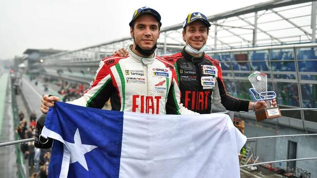 Benjamín Hites debutó en la categoría GT Open con un triunfo en el mítico circuito de Monza