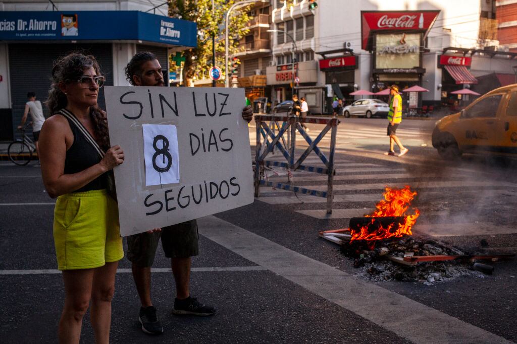 Protestas en Buenos Aires por el apagón masivo en la capital de Argentina