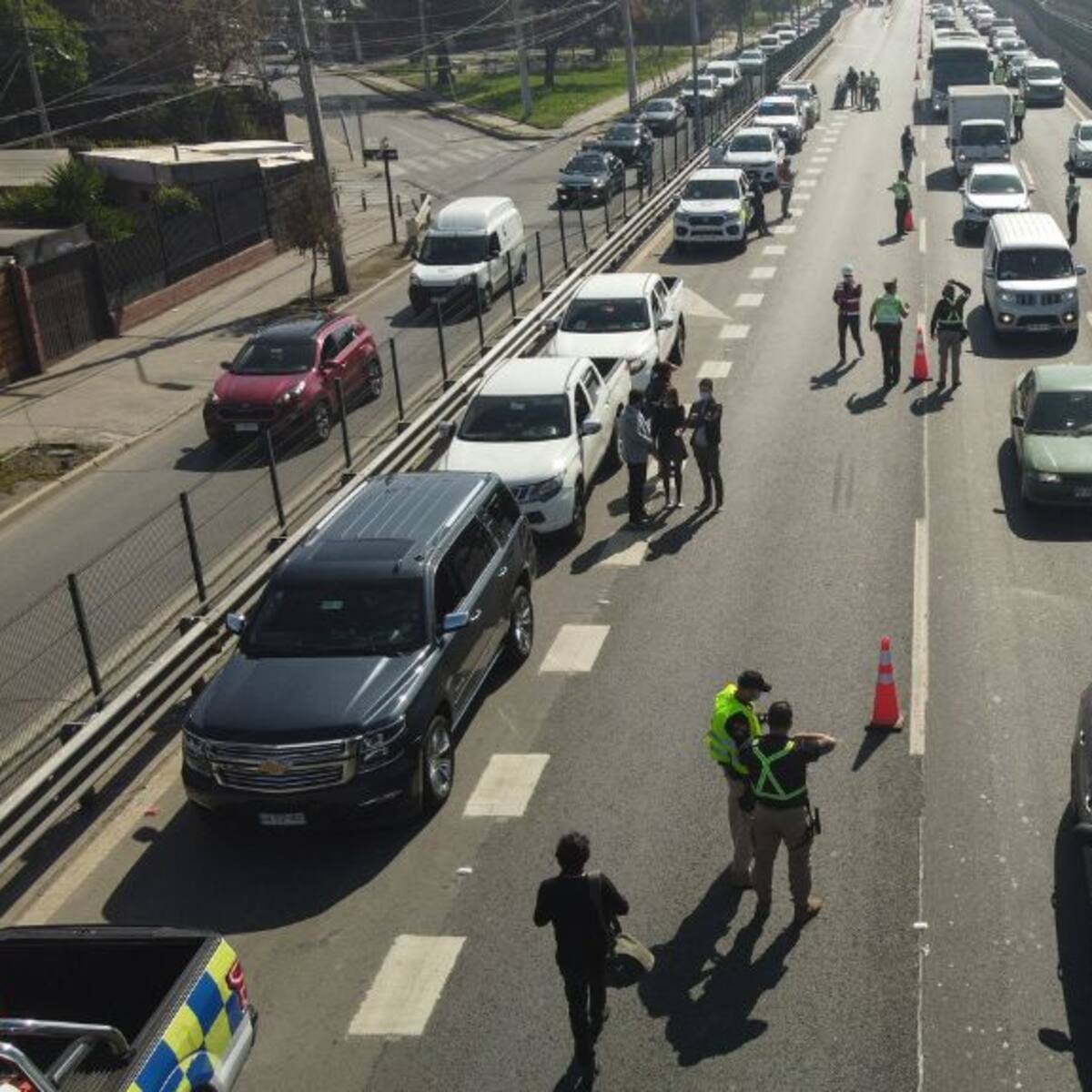 Grave accidente vehicular en kilómetro 91 de la autopista Ruta 5 Sur moviliza a bomberos