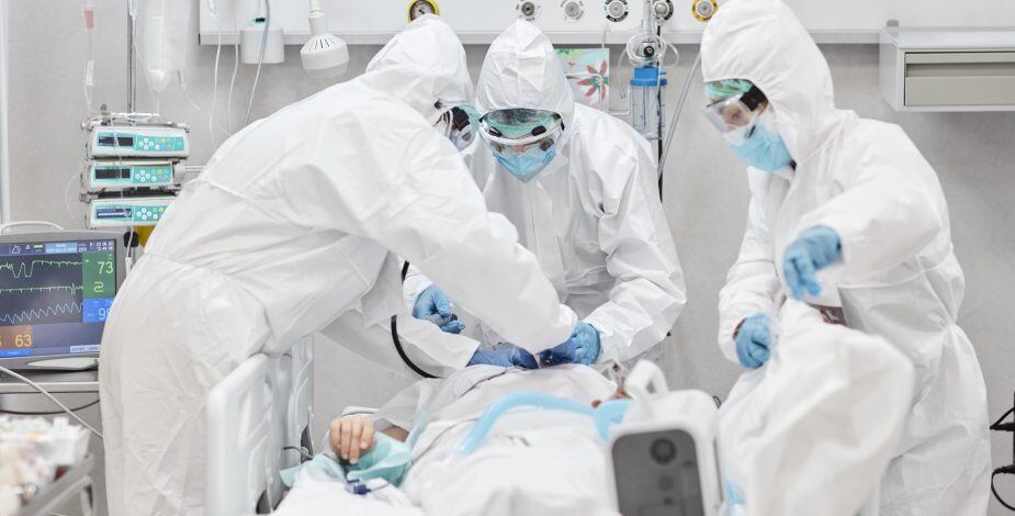 Personas hospitalizadas por covid-19 | Agencia Uno