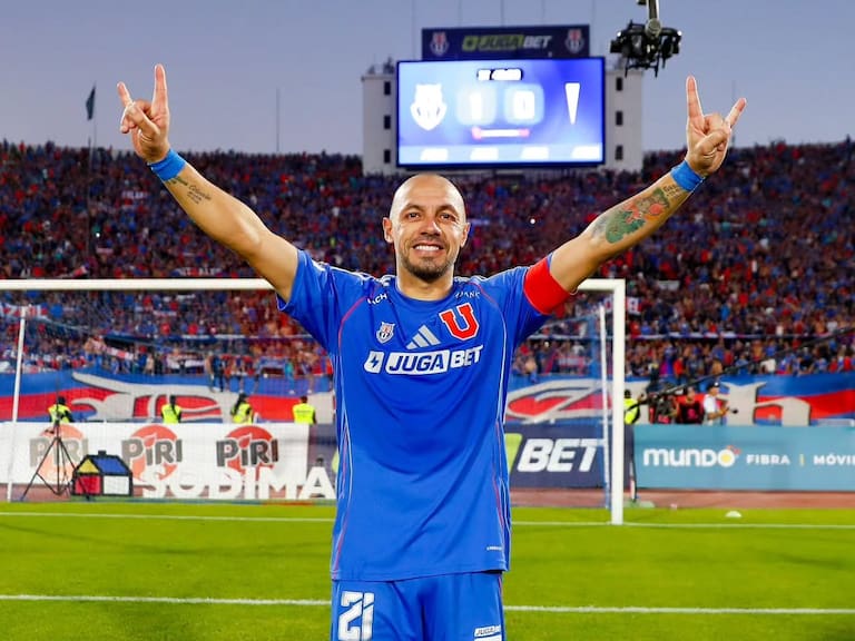 Marcelo Díaz, capitán de la Universidad de Chile