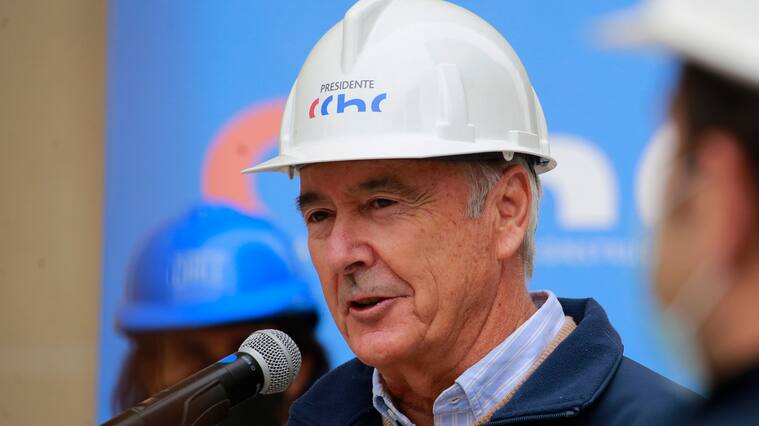 Antonio Errázuriz, presidente de la Cámara Chilena de la Construcción. / Agencia Uno