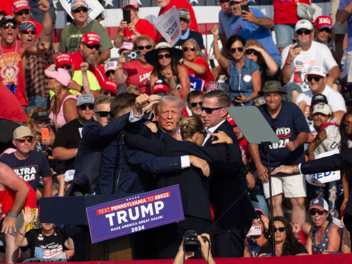 “Me dispararon con una bala...”: las primeras declaraciones de Donald Trump tras atentado en Pensilvania
