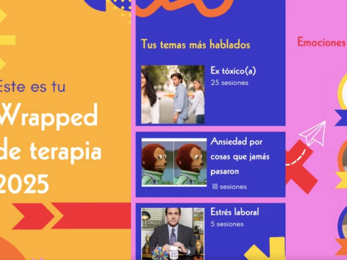 “Derramaste 182 lágrimas este año”: El meme tipo “Wrapped de terapia” que se viralizó en redes sociales
