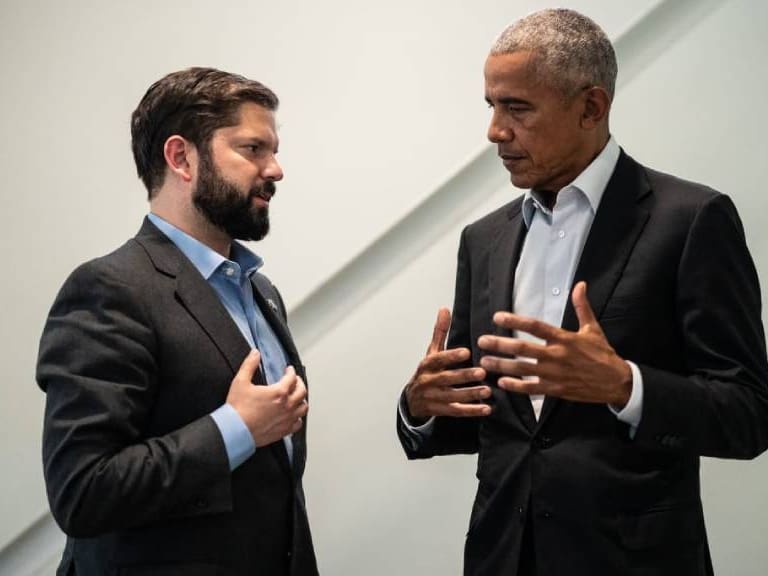 Presidente Boric se reúne con el expresidente de EE. UU. Barack Obama