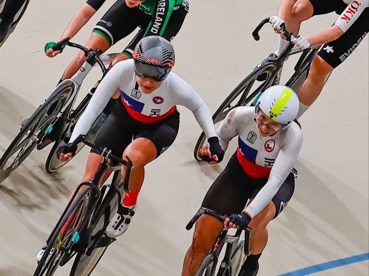 Javiera Garrido sufrió dura caída en Mundial de Ciclismo Pista: chilena se levantó y luchó hasta donde pudo