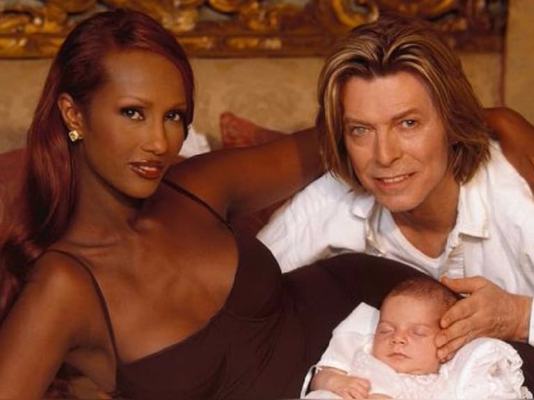 Iman, David y Lexi | Foto de Brian Aris (2000)