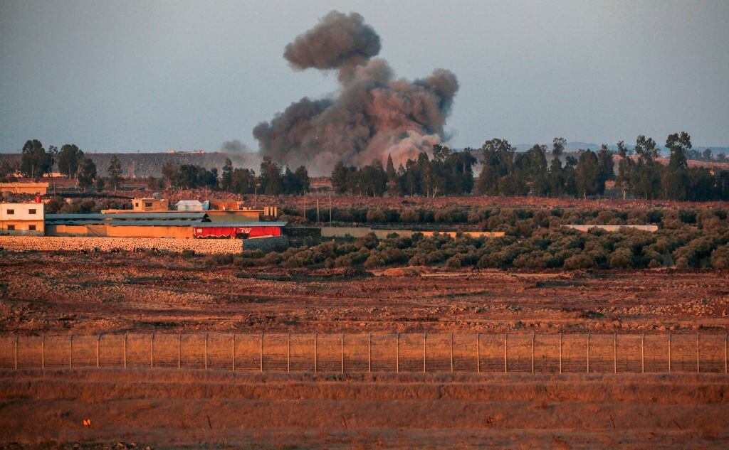 Explosión de una mina terrestre en las provincia de Daraa
