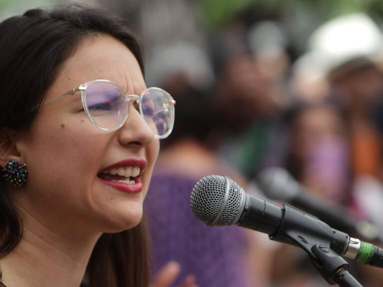 14 DE ENERO 2023/SANTIAGOLa alcaldesa de Santiago, Iraci Hassler, durante la inauguración de la fiesta de los abrazos 2023.
FOTO:LUKAS SOLIS/AGENCIAUNO