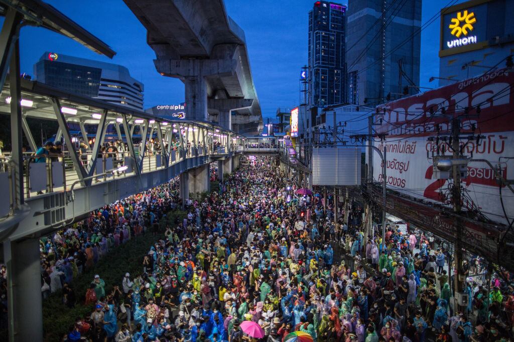 Una manifestación ciudadana en Bangkok