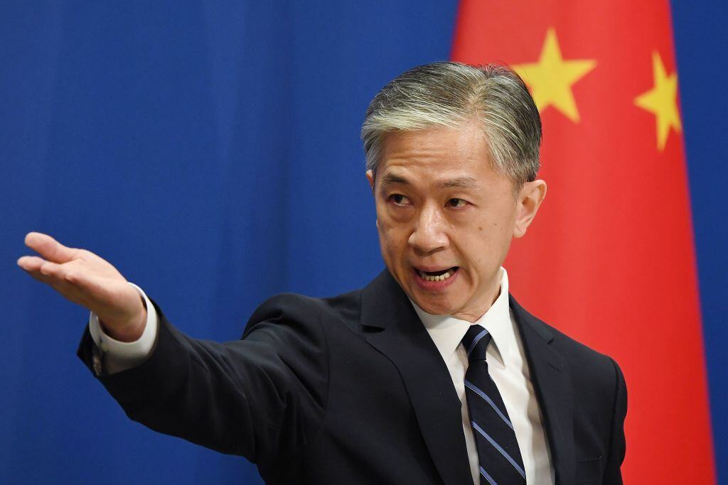 El ministro de relaciones exteriores chino Wang Wenbin